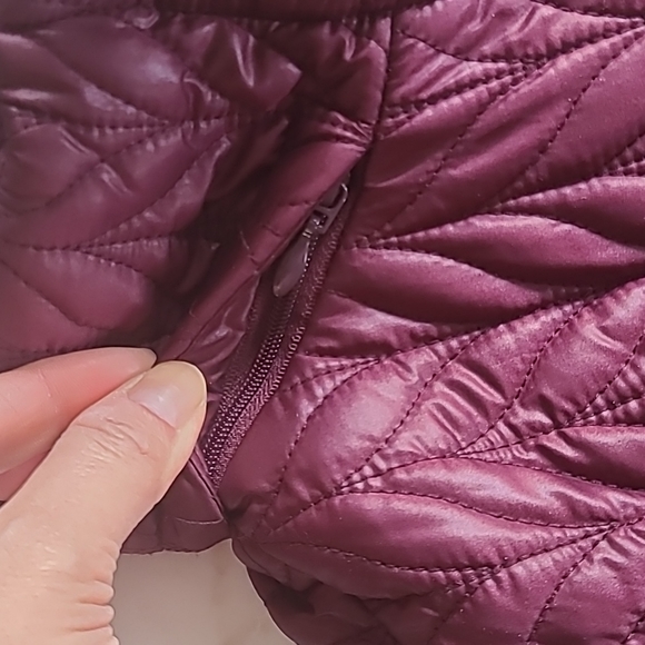 Kate Spade Plum Quilted Jacket - Picture 11 of 11